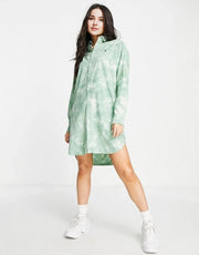 Womens Polo Ralph Lauren Collab Shirt Dress in Tie Dye Print