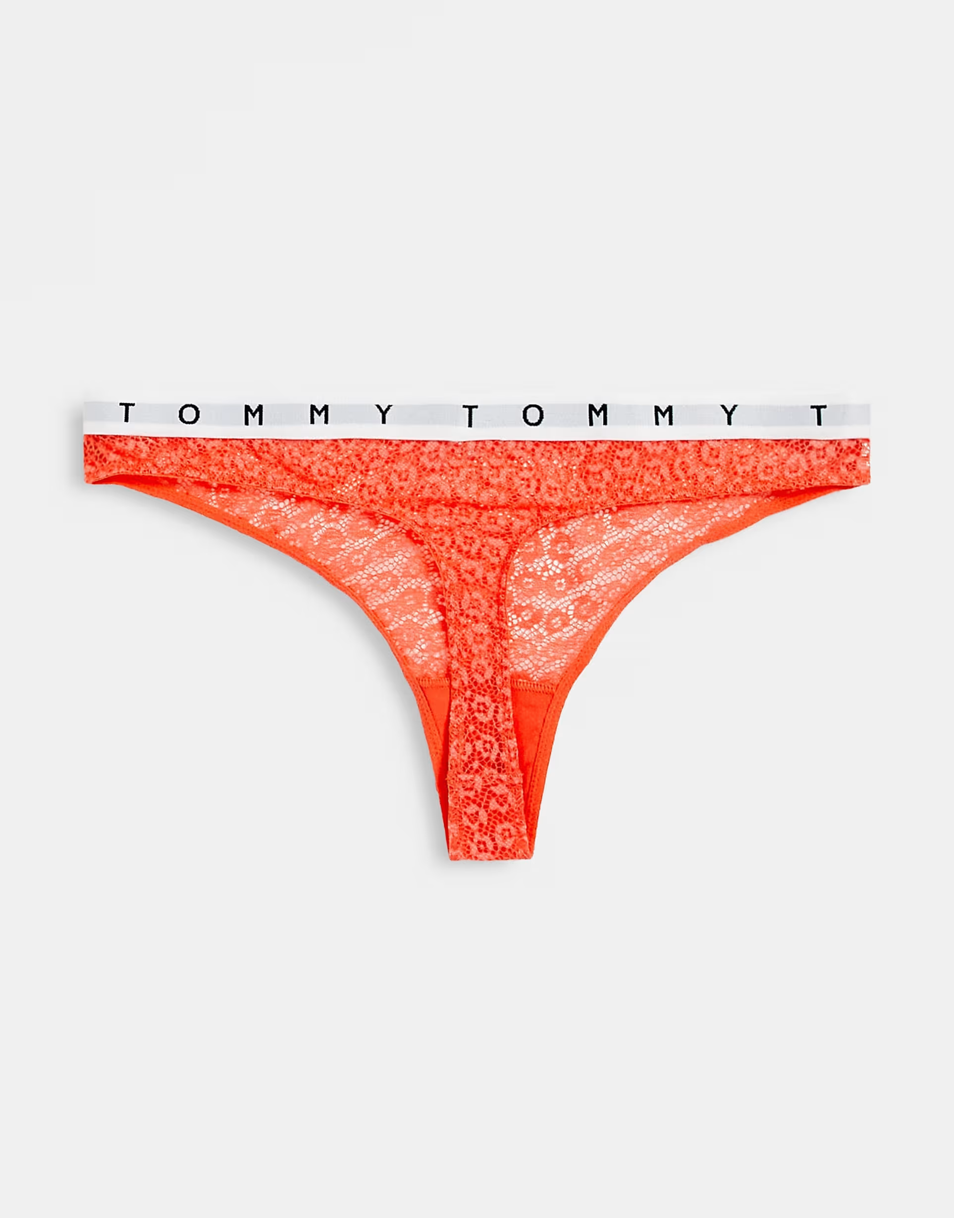 Tommy Hilfiger Womens Lace Logo Thong 3 Pack In Multi