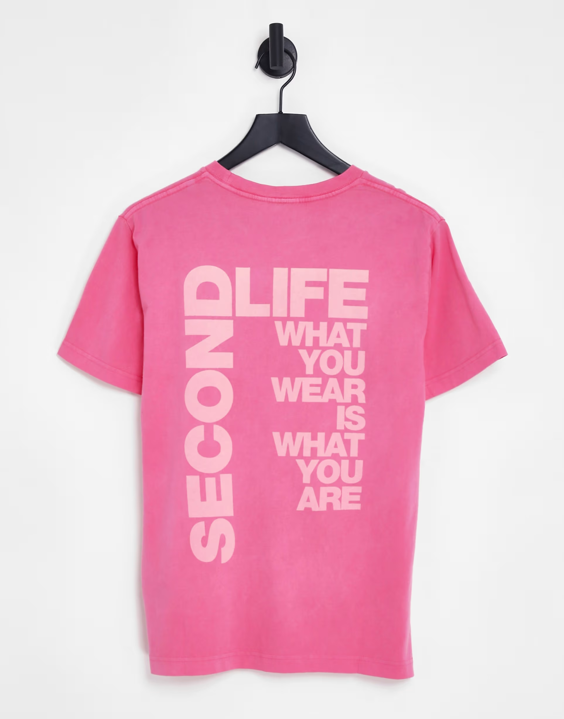Replay Womens Logo T-Shirt in Bright Fuchsia