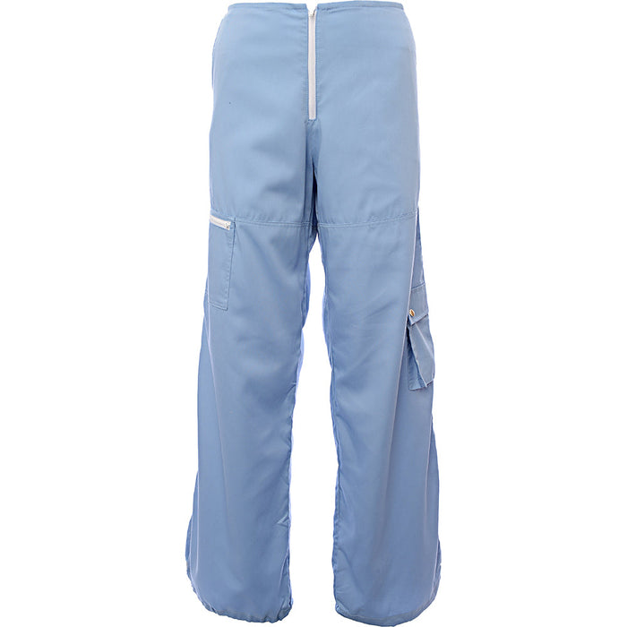 Motel Women's Blue Y2K Low Rise Cargo Trousers