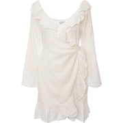 In The Style x Jac Jossa Women's Lace Frilly Bardot Dress