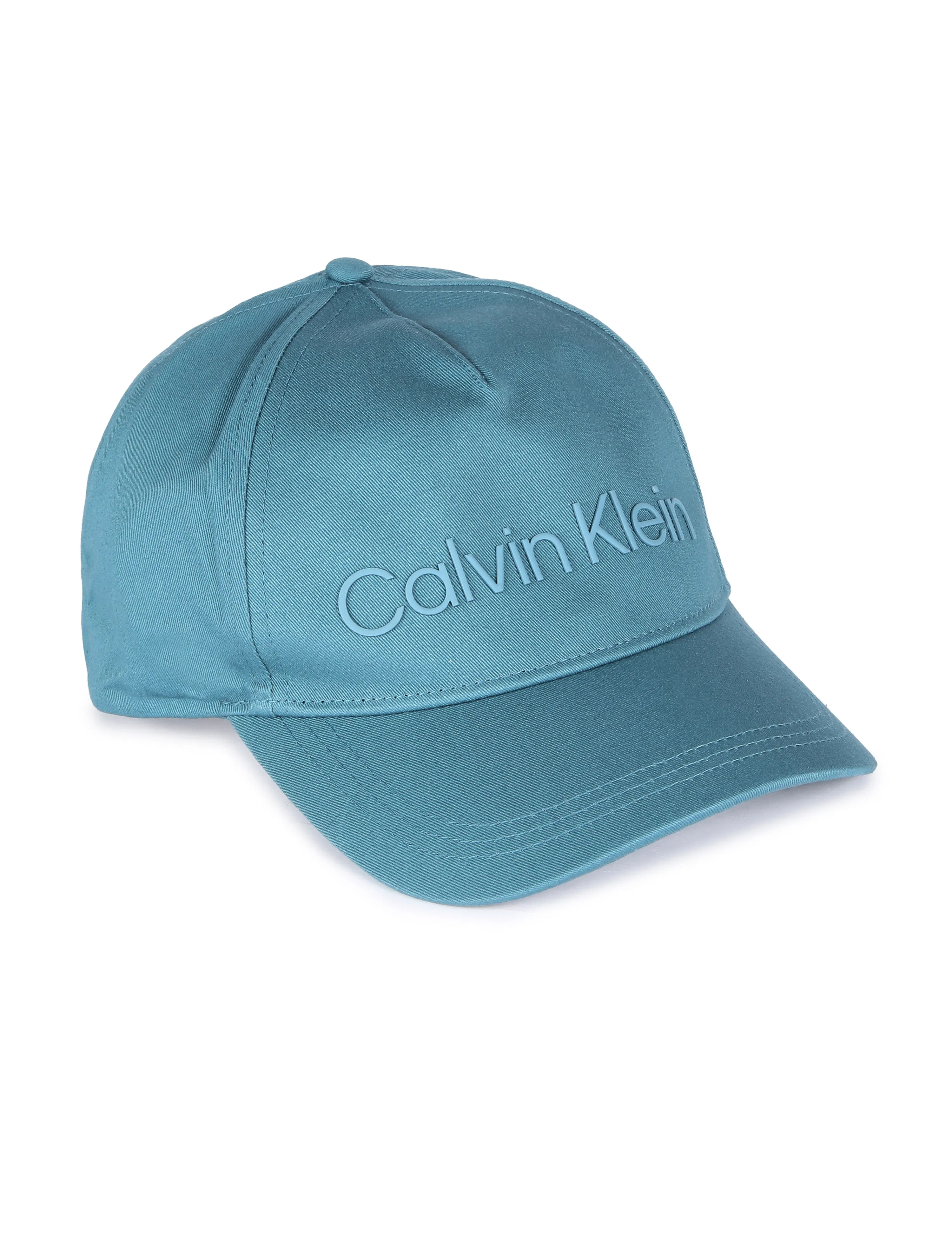 Calvin Klein Mens Cotton Large Logo Cap In Blue