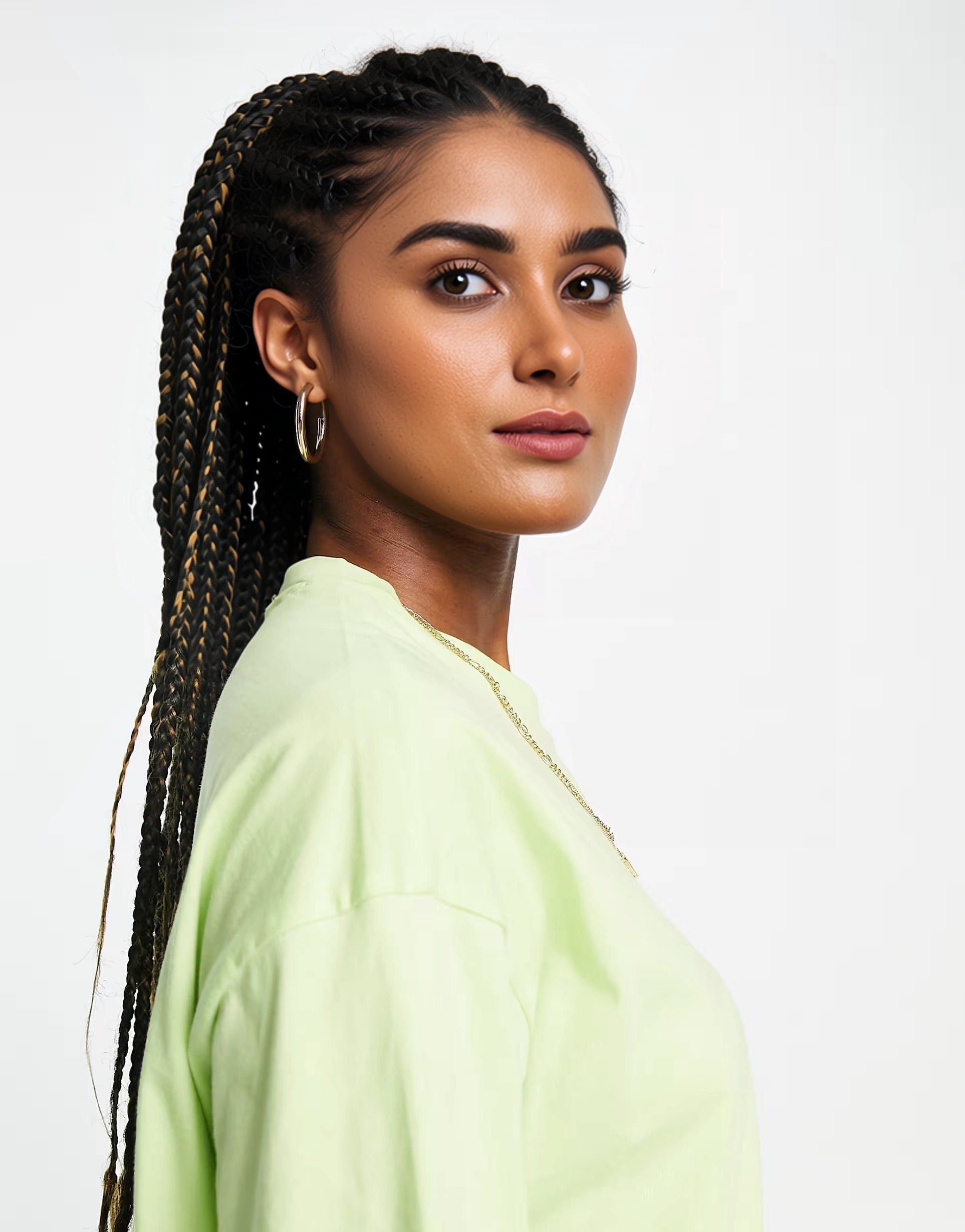 Monki Womens Oversized T-Shirt In Green