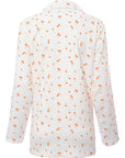 Monki Women's White Blossom Print Co-ord Blazer