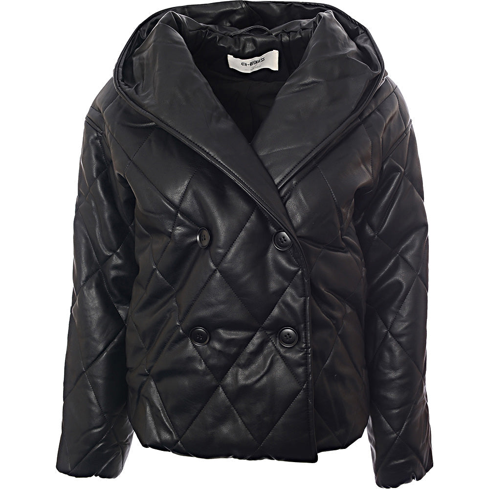 4th & Reckless Women's Quilted Hooded Jacket