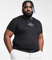 Calvin Klein Jeans Mens Big & Tall Monogram L In Black