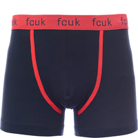 French Connection Mens Blue and Navy 3 Pack Boxers
