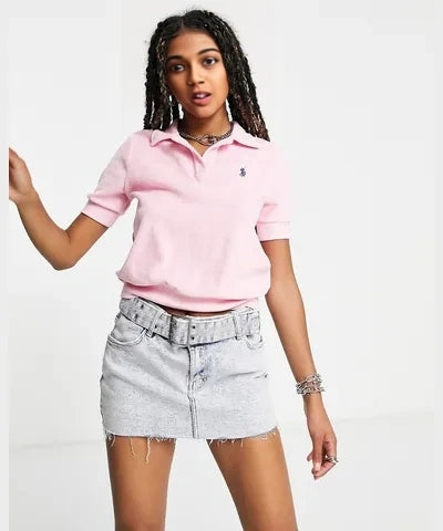 Polo Ralph Lauren Womens Co-Ord Terry Toweling in Pink