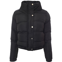 Brave Soul Petite Women's Puffer Jacket in Black