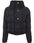 Brave Soul Petite Women's Puffer Jacket in Black