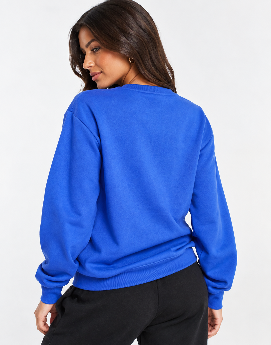Threadbare Womens Christmas Embroidered Sweater In Blue