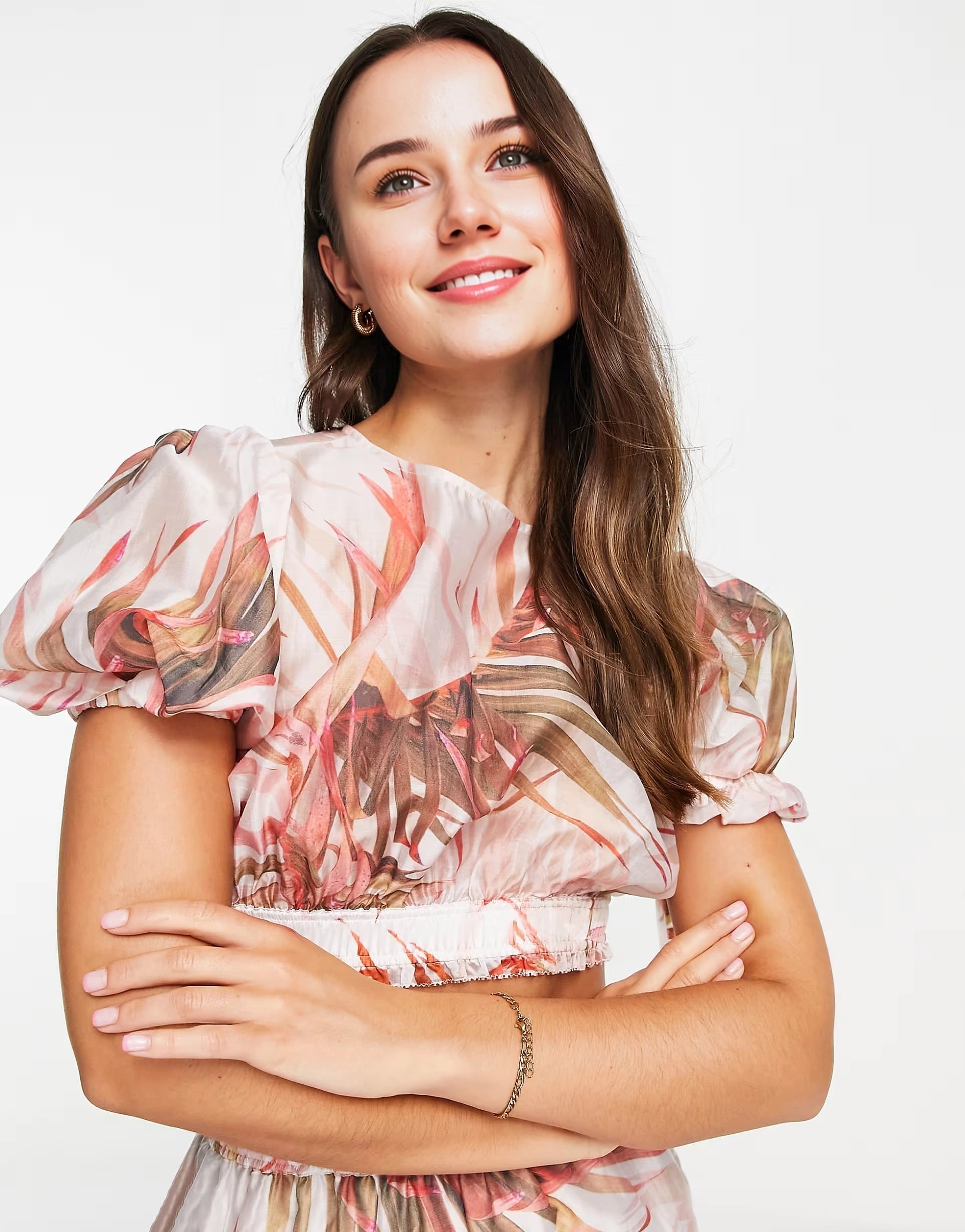 Allsaints Womens Astria Co-Ord Sheer Top In Multi