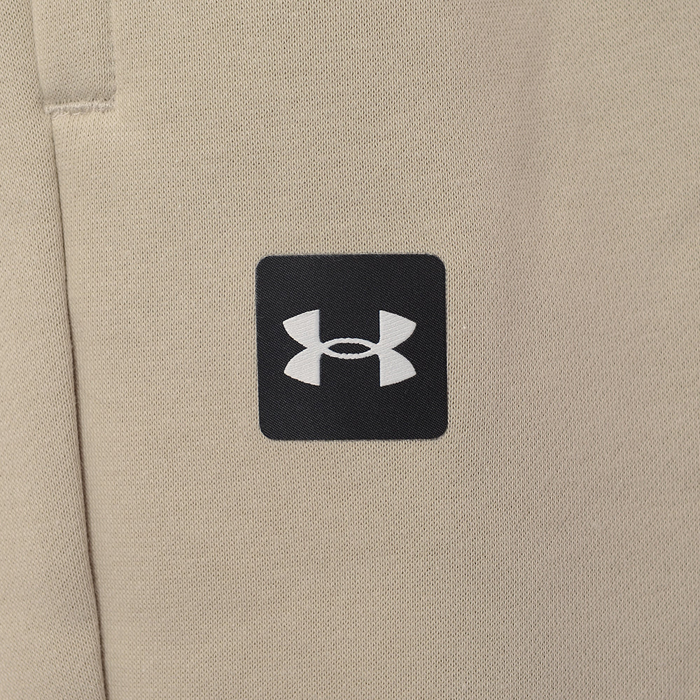 Under Armour Mens Training Rival Fleece Joggers in Neutral