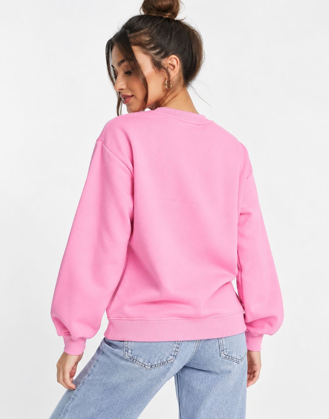 Threadbare Petite Womens Christmas Embroidered Sweater In Pink & Red