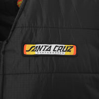 Santa Cruz Mens Black Sundown Gilet (Medium)