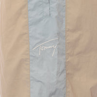 Tommy Jeans Mens Nylon Blend Joggers in Beige