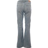 Weekday Womens Light Blue Slit Cotton Blend Jeans