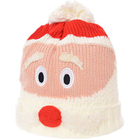 Boardmans Men's Christmas Santa Claus Face Beanie