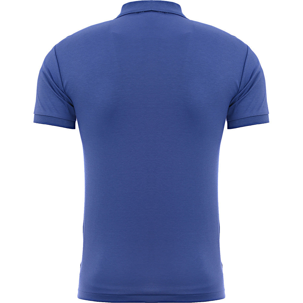 Mens Polo Ralph Lauren Pima Cotton Polo Slim Fit With Multi Pony Logo in Navy