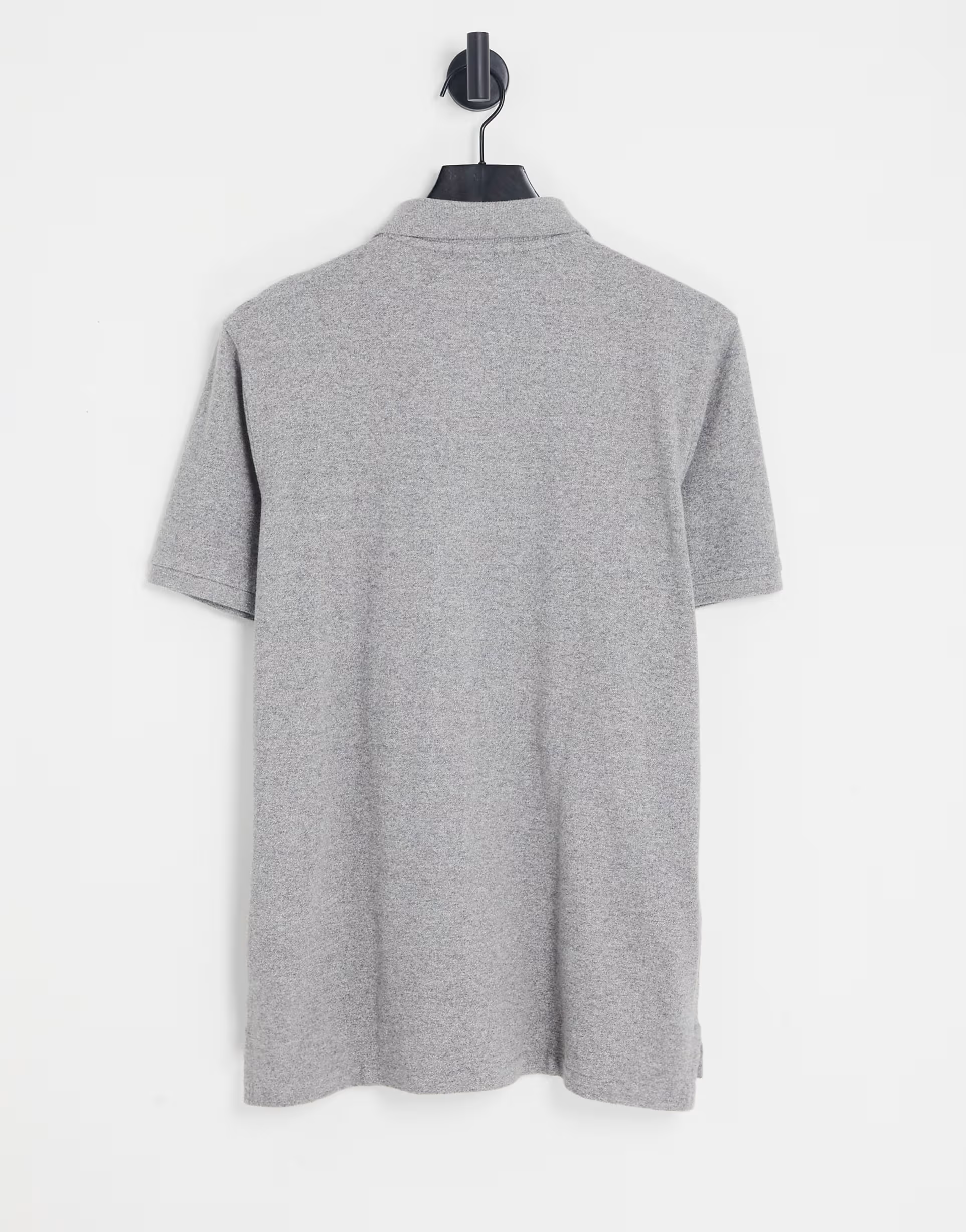 Polo Ralph Lauren Mens Oversized Pique Polo in Grey With Pony Logo