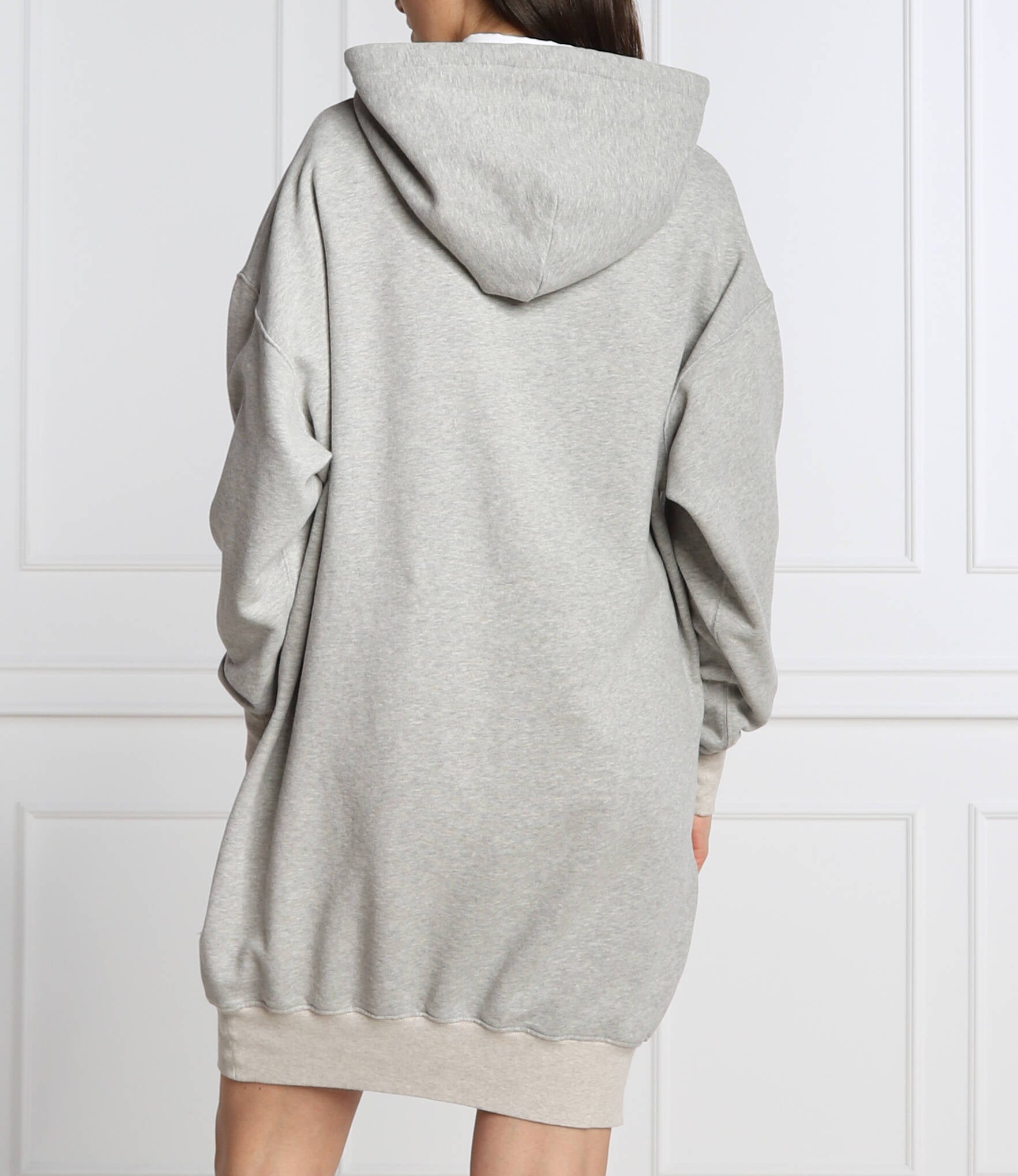Womens Polo Ralph Lauren Hooded Jersey Dress in Grey