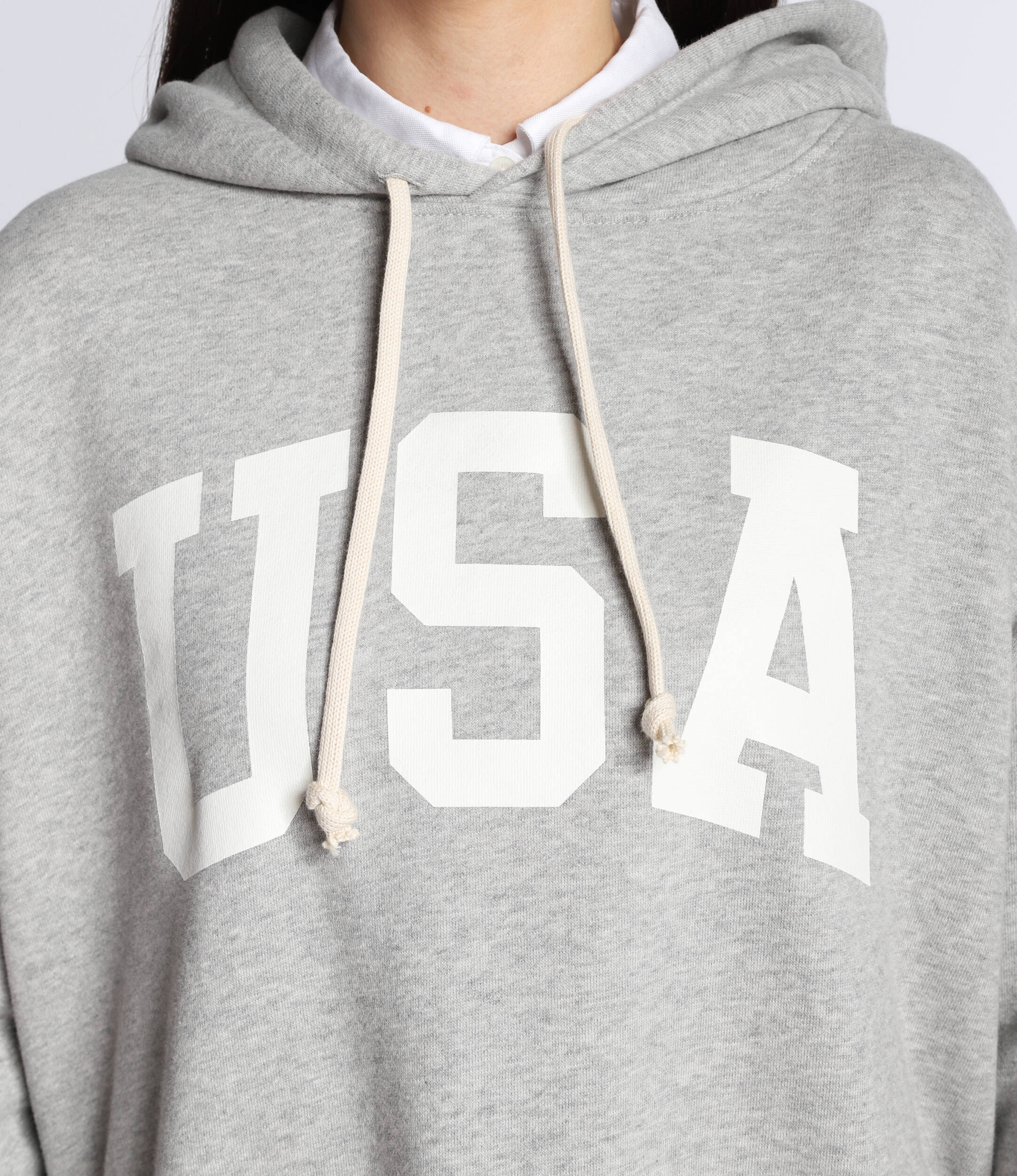 Womens Polo Ralph Lauren Hooded Jersey Dress in Grey