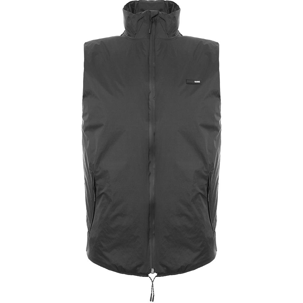 Rains Women's Black Waterproof Padded Nylon Vest