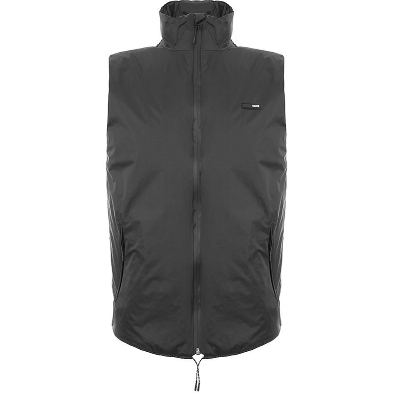 Rains Women's Black Waterproof Padded Nylon Vest