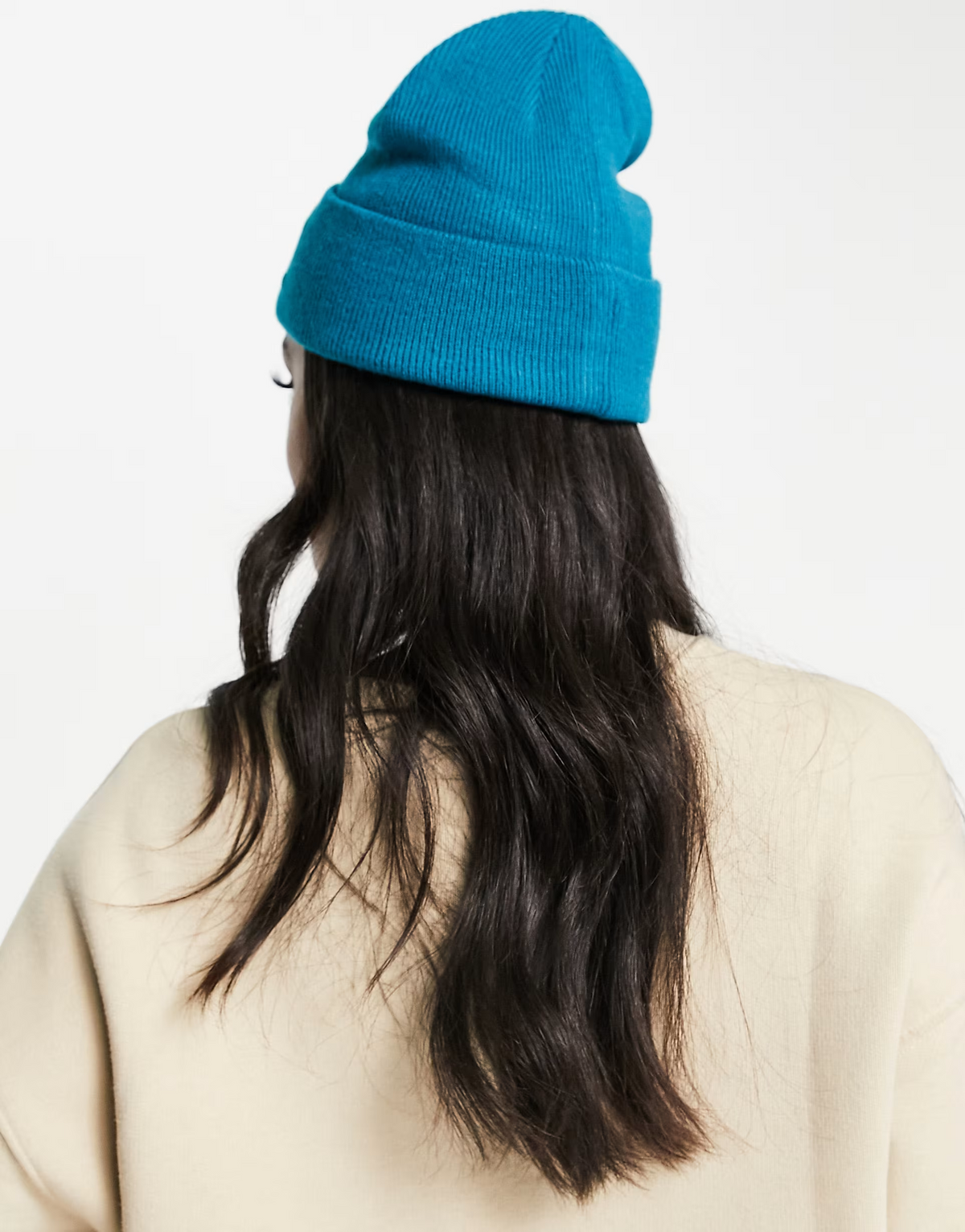 Vai21 Womens Logo Knitted Beanie In Teal