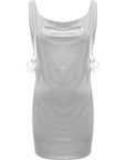 Fashionkilla Women's Halterneck Glitter Dress