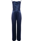 Little Mistress Womens Navy Jumpsuit