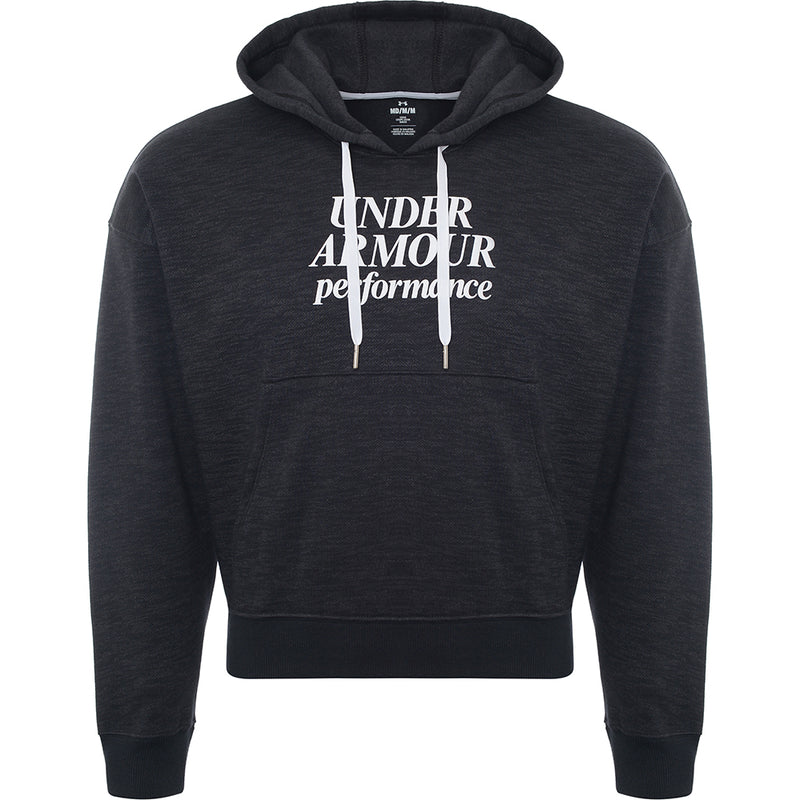 Under Armour Women's Black Essential Script Hoodie