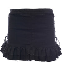 Ragyard x Hotfix Womens Denim Rara Mini Skirt