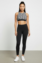 Hiit Womens Crop Vest Top In Logo Print