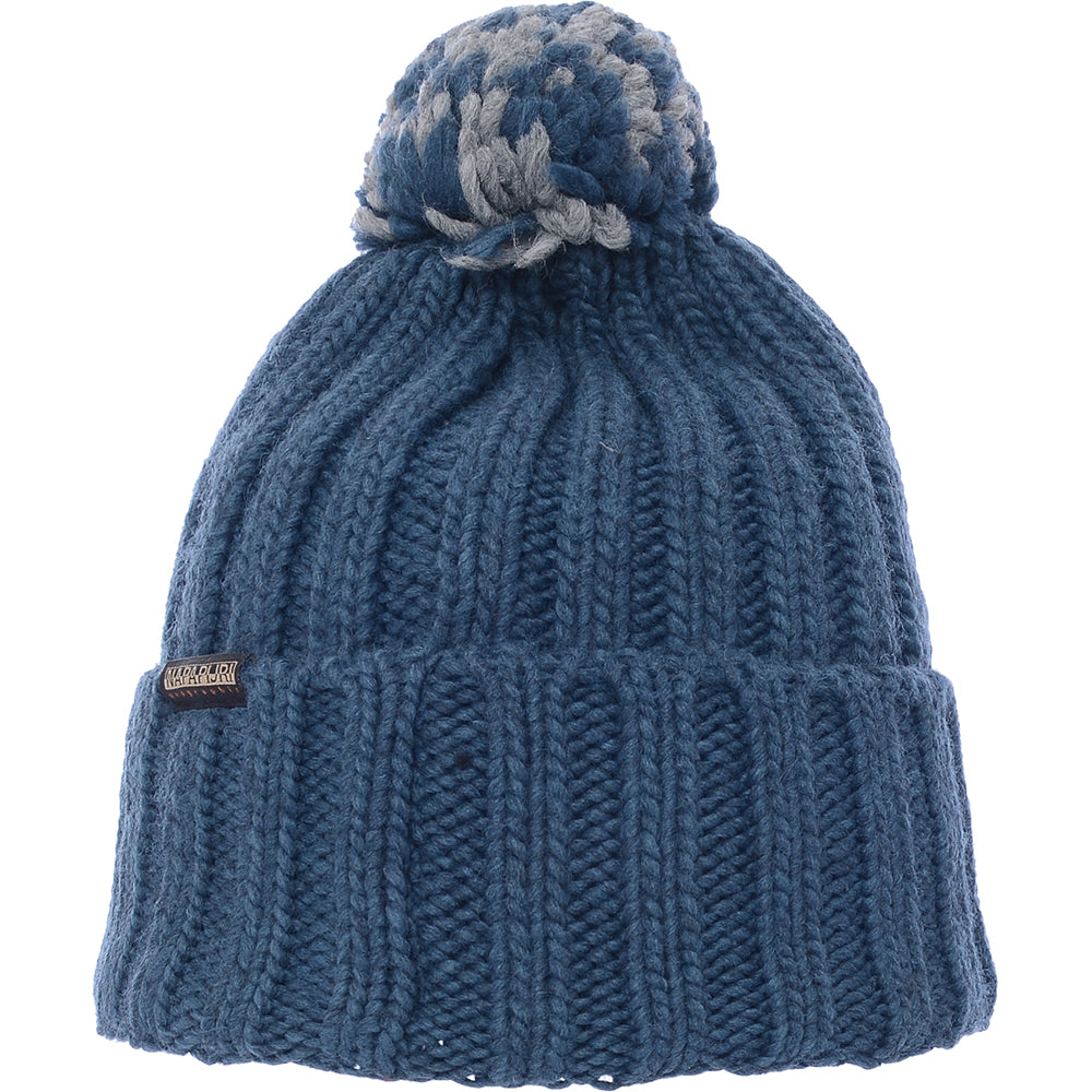 Napapijri Women's Blue Semiury Bobble Beanie