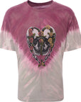 AllSaints Men's Pink Danny Heart Logo T-Shirt