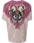 AllSaints Men's Pink Danny Heart Logo T-Shirt