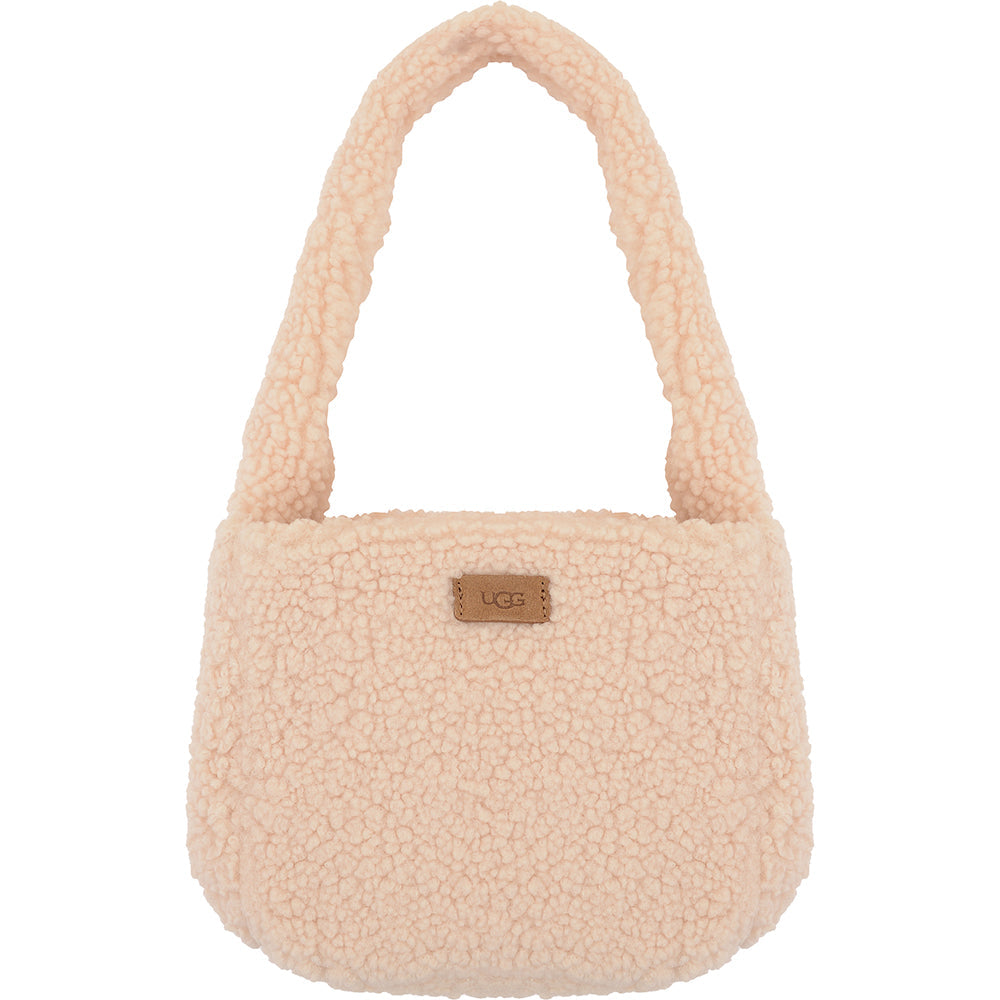 UGG Womens Cream Maribel Mini Sherpa Cross Body Bag