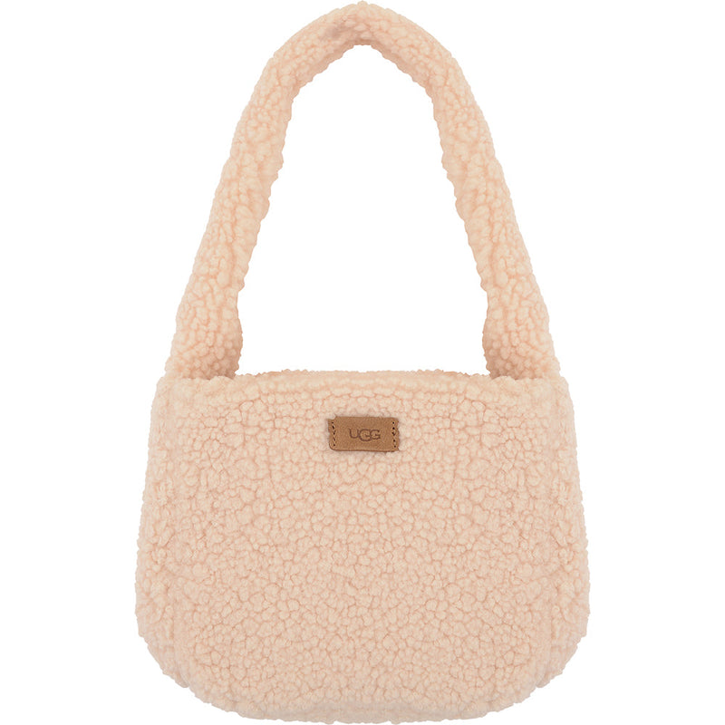 UGG Womens Cream Maribel Mini Sherpa Cross Body Bag