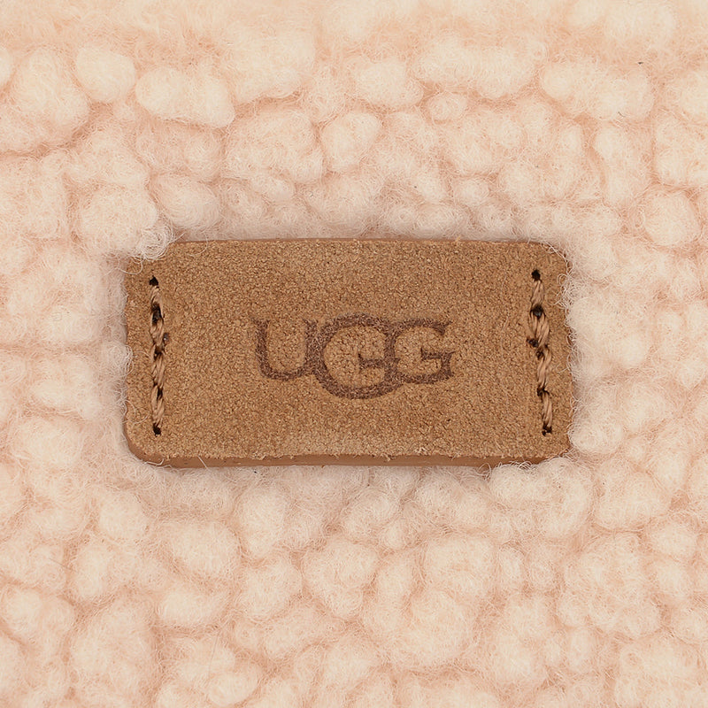 UGG Womens Cream Maribel Mini Sherpa Cross Body Bag