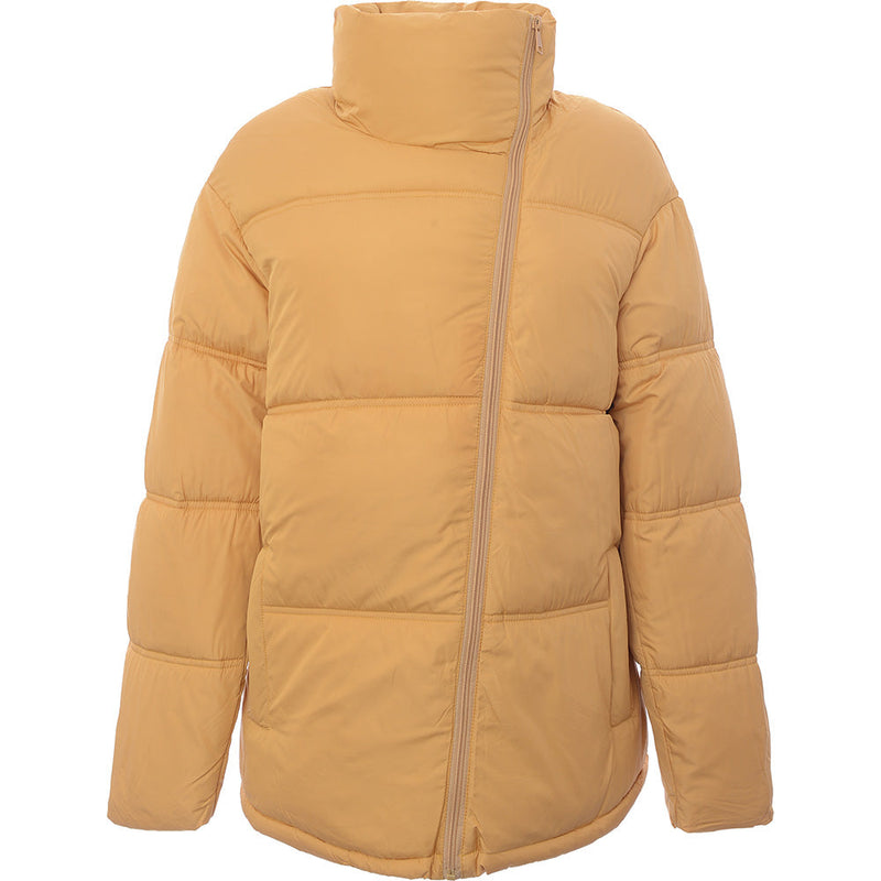 Urbancode Men's Yellow Wrap Puffer Jacket