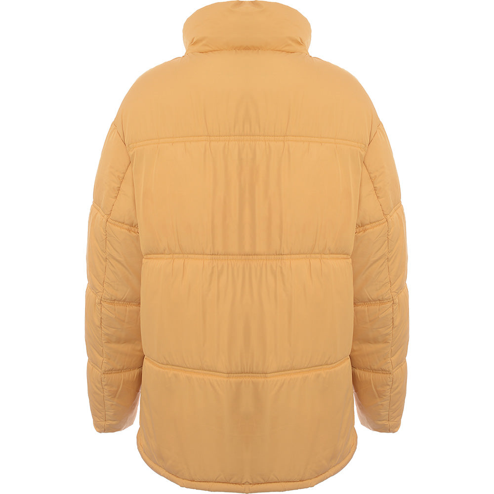 Urbancode Men's Yellow Wrap Puffer Jacket