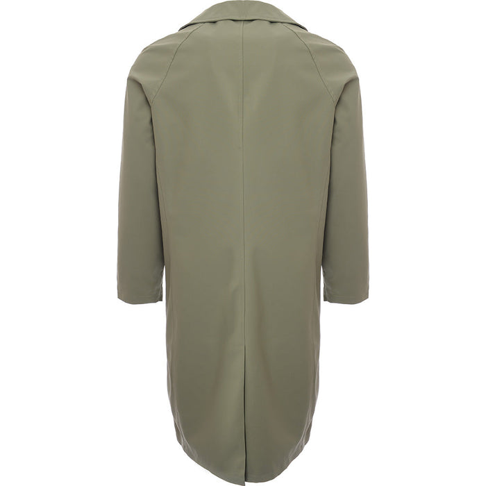 Harry Brown Men's Light Green Oversized Mac Coat