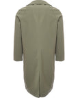 Harry Brown Men's Light Green Oversized Mac Coat