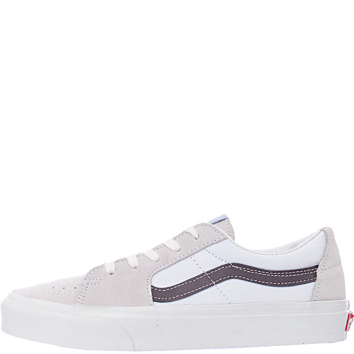 Vans Mens White and Brown SK8-Low Trainers