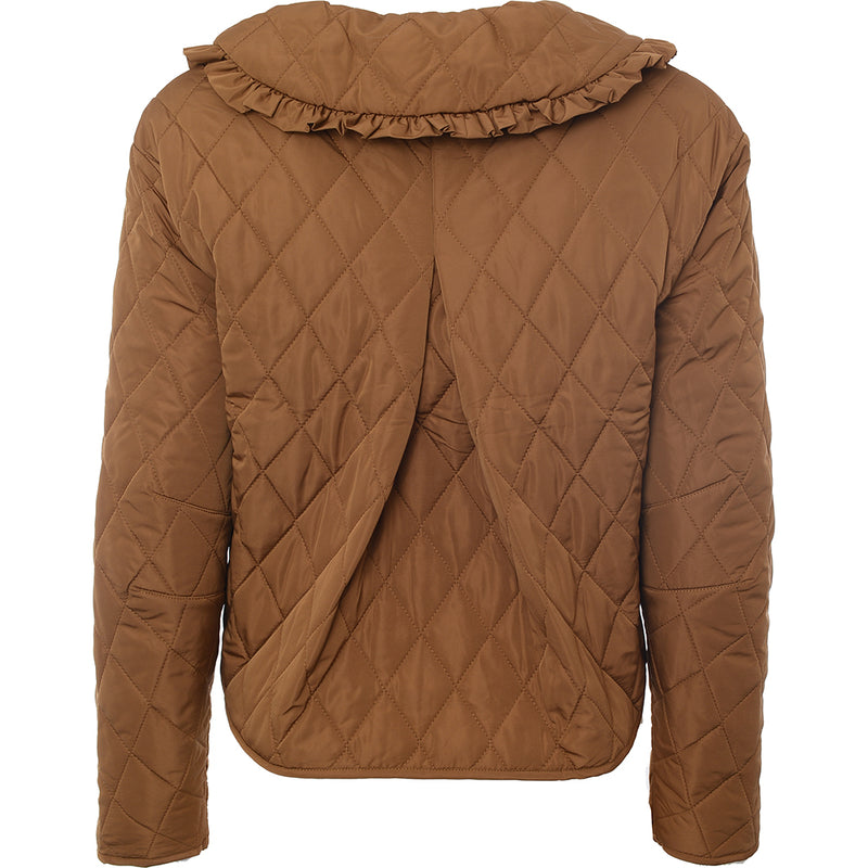 Whistles Women's Brown Quilted Jacket