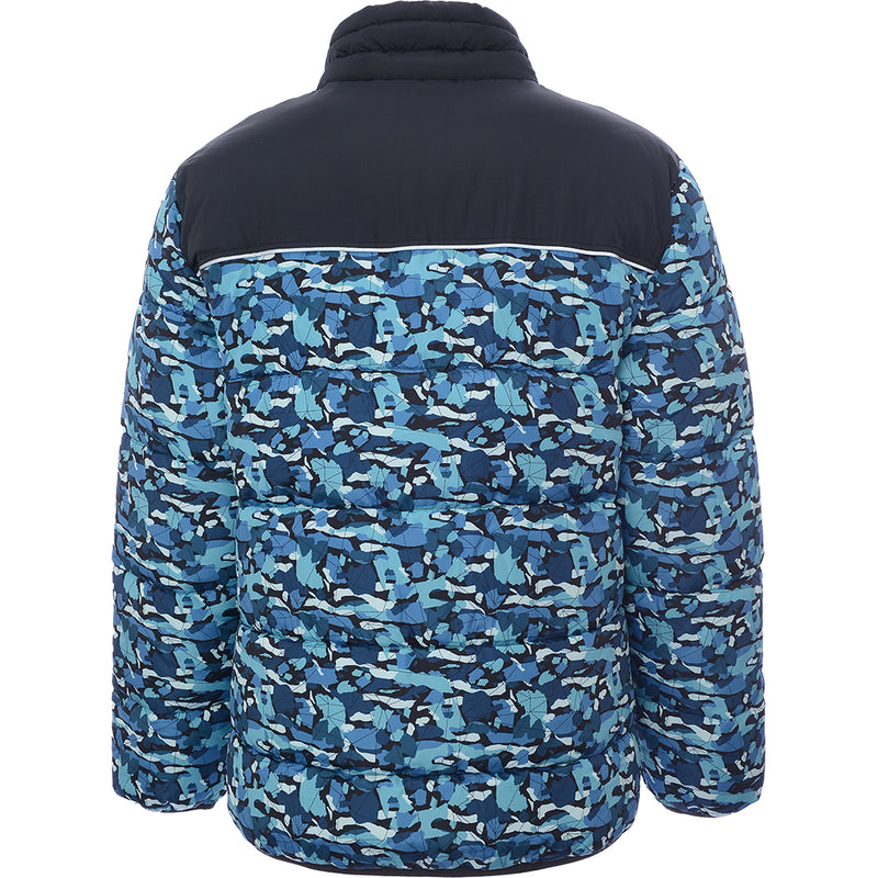 Ellesse Men's Blue Puffer Jacket With Print