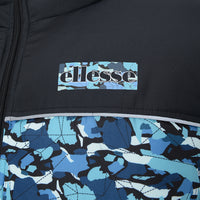 Ellesse Men's Blue Puffer Jacket With Print