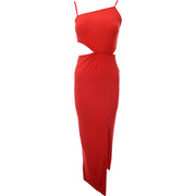 Trendyol Women's Asymmetric Strappy Maxi Dress