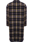 Devils Advocate Men's Multi Longline Checked Coat